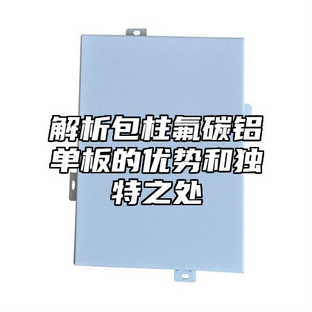 解析包柱氟碳铝单板的优势和独特之处