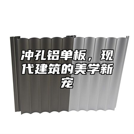 冲孔铝单板，现代建筑的美学新宠