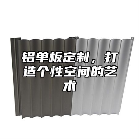 铝单板定制，打造个性空间的艺术