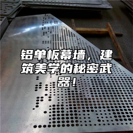 铝单板幕墙，建筑美学的秘密武器！