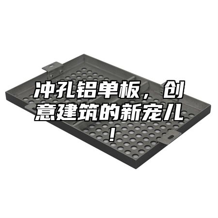 冲孔铝单板，创意建筑的新宠儿！