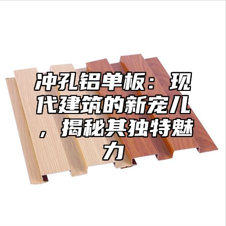 冲孔铝单板：现代建筑的新宠儿，揭秘其独特魅力