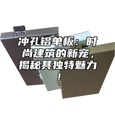 冲孔铝单板：时尚建筑的新宠，揭秘其独特魅力！