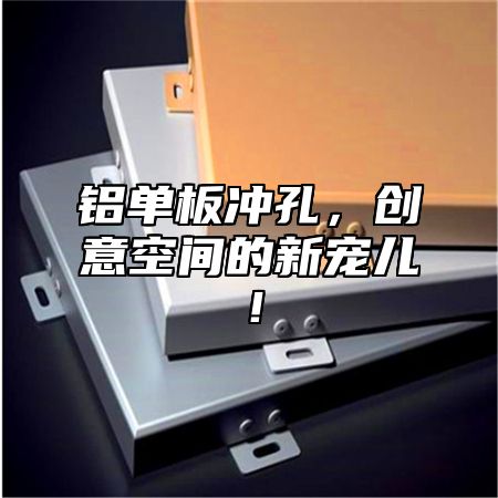 铝单板冲孔，创意空间的新宠儿！