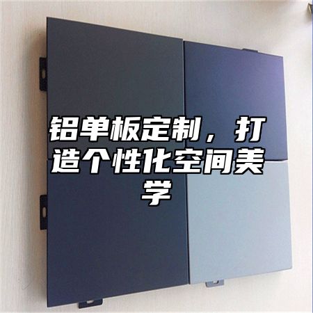铝单板定制，打造个性化空间美学